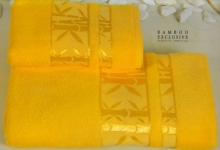 Полотенца из бамбука желтое