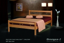 кровать из дуба "Венеция - 2 спинки"