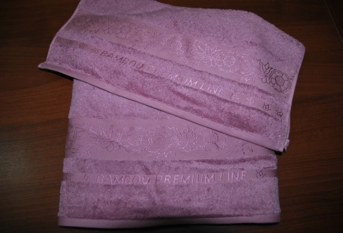 Полотенце Оздилек Бамбук Оттоман F00043 темно-розовое