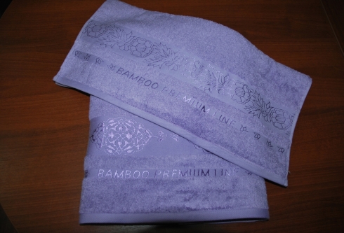 Полотенце Оздилек Бамбук Оттоман F00043 фиолетовое