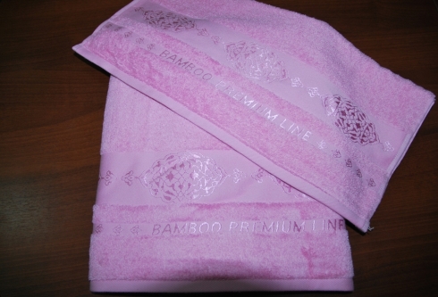 Полотенце Оздилек Бамбук Оттоман F00043 розовое