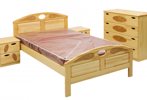 Кровать Галатея (сосна)