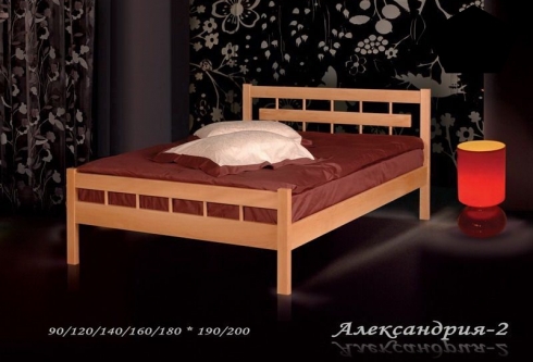 кровать из сосны Александрия - 2 спинки