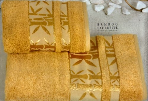 Полотенца из бамбука золотое